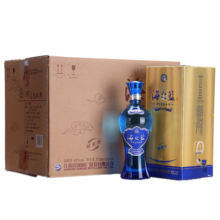 洋河 蓝色经典 海之蓝 42度 520ml*6瓶 整箱装 绵柔浓香型白酒