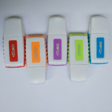 USB2.0高速迷你读卡器 TF卡/MICROSD卡/手机内存卡转换器 小飞艇读卡器3个