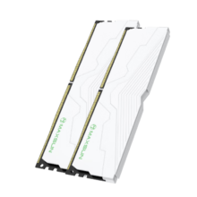 PLUS会员：MAXSUN 铭瑄 32GB 16GBX2套装 DDR4 3600 台式机内存条 W4白猎鹰系列马甲条