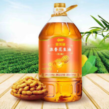 金龙鱼食用油 优选浓香花生油 5L 物理压榨一级 5L*1桶
