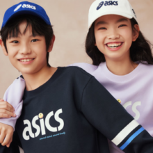 ASICS 亚瑟士 儿童圆领卫衣