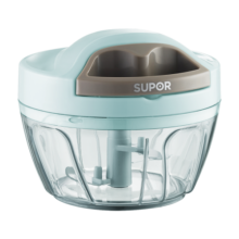 苏泊尔（SUPOR）拉蒜器蒜泥器家用手动多功能搅碎肉机料理机切菜器蔬菜料理器 900ml容量+五刀头