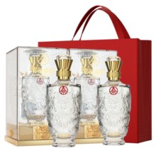 五粮液 WULIANGYE 股份出品盛世龙年浓香型纯粮食白酒 52度 500ml*2瓶