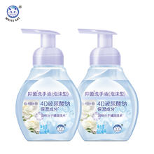 白猫 泡沫抑菌洗手液300ml*2瓶山野茶花香保湿不紧绷清洁抑菌家用