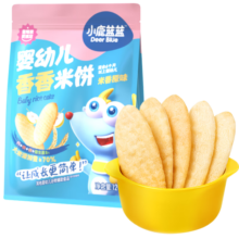 小鹿蓝蓝 婴幼儿香香米饼 宝宝零食儿童零食 米香原味 超值装(60片）120g