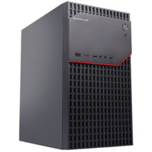 大水牛（BUBALUS）风睿U2 商务办公台式电脑家用主机机箱（支持M-ATX/ITX/电源上置/3风扇位）