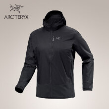 38节、预售：ARC'TERYX 始祖鸟 KONSEAL HYBRID HOODY 保暖男子抓绒衫 BLACK黑色