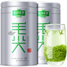 乐品乐茶特级板栗清香型毛尖绿茶茶叶 2024新茶明前春茶嫩芽礼盒装共250g