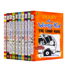 小屁孩日记英版全套装1-10英文原版Diary of a Wimpy Kid10册合集