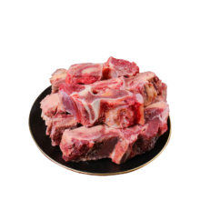 京觅 澳洲原切牛肉汤骨4斤(2袋装) 赠谷饲原切上脑牛排200g