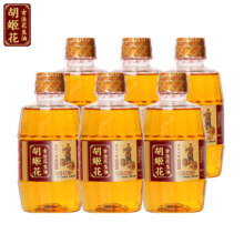 胡姬花古法小榨花生油2.4L(400mlx6)小瓶装宿舍炒菜花生食用油