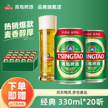 青岛啤酒 TSINGTAO 经典11度 330mL 20罐