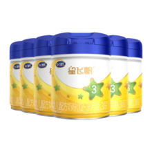 飞鹤星飞帆幼儿配方奶粉3段(12-36个月适用)700克g【专利OPO】 6罐