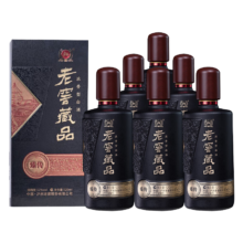 PLUS会员：泸州老窖 老窖藏品臻传 浓香型白酒 52度 520mL 6瓶 白酒整箱