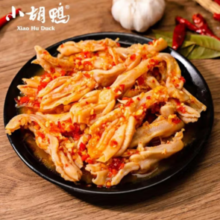 小胡鸭 蒜香香辣无骨鸭掌200g 含汤汁50%