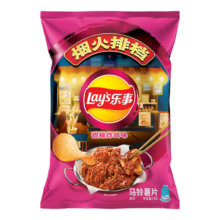 乐事（Lay's）薯片 甜辣炸鸡味 75克 休闲零食