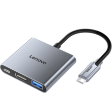 联想（Lenovo）Type-c转HDMI拓展坞扩展坞转换器平板转接头4k高清投屏适用雷电4笔记本电脑手机Ipad/Macbook