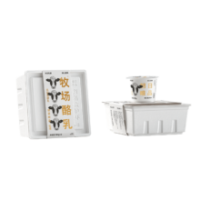 朝日唯品牧场酪乳 100g*4杯 低温酸奶 风味发酵乳酸牛奶