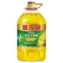 金龙鱼纯正玉米油4L大桶装非转基因物理压榨家用烹饪食用油植物油批发 4L*1桶
