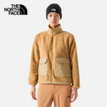 20点：The North Face 北面抓绒外套女户外保暖厚抓绒夹克 7QWC 卡其色