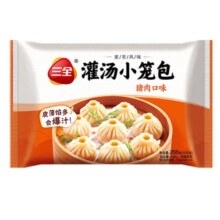 三全 灌汤小笼包268g*10件早餐任选