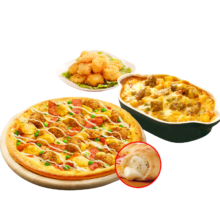 淘宝百亿补贴：达美乐 Domino's Pizza 金沙咸蛋黄嫩鸡比萨套餐 电子折扣券可外送