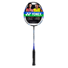 YONEX尤尼克斯羽毛球拍单拍yy超轻全碳素碳纤维合金耐打高磅成人易上手 黑晶蓝/冰玫粉【碳素复合双拍】