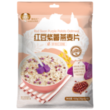临期：穗格氏SHEGURZ红豆紫薯燕麦片420g/袋（35g*12包）25/3/26