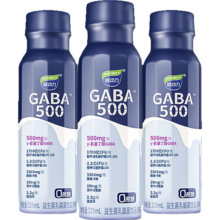 PLUS会员:味动力 γ-氨基丁酸 GABA益生菌乳酸菌年货饮品晚安饮 220ml*3瓶＊6件