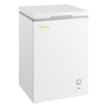美的（Midea）小冰柜家用小型冷冻保鲜迷你冷藏商用卧式冷柜单用储母乳柜节能省电冰柜以旧换新KMD(E) 单温 一级能效143KMD(E) 143L