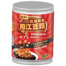 阳帆豆豉 红油贝边阳江豆豉下饭菜拌面拌饭酱即食贝边豆豉酱210g