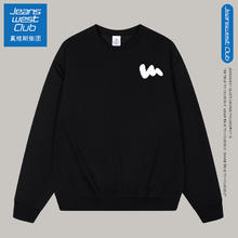 JEANSWEST CLUB 真维斯集团官方正品春季新款潮牌圆领卫衣情侣户外休闲印花卫衣YF