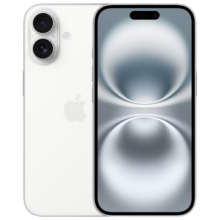 plus会员:Apple/苹果 iPhone 16 128GB 白色 支持移动联通电信5G 手机（返移动话费券）