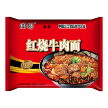 国圆 经典红烧牛肉面 72g*1包*2件