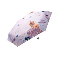 蕉下（beneunder）太阳伞防晒防紫外线晴雨两用伞迷你折叠五折伞 蝶曳（长链条）