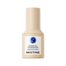 蜜丝婷（Mistine）盾粉底液混干油皮隔离控油定妆遮瑕持久粉底液 【混皮款】LF110-白皙中调 30g