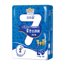 泰迪熊Teddy Bear臻薄宠爱拉拉裤L7片(9-14公斤)婴儿尿不湿【体验装】