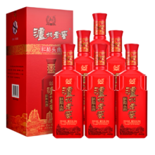 PLUS会员：泸州老窖 红酝头曲 浓香型白酒 42度 500ml*6瓶 整箱装