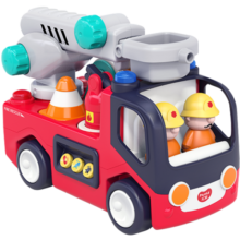 汇乐玩具（HUILE TOYS）救护车婴幼儿童玩具车交警车工程车1-3岁男女孩宝宝玩具新年礼物 早教消防车