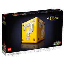 乐高 LEGO 超级马力欧系列71395马力欧问号砖块儿童积木拼装玩具
