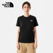 20点：The North Face 北面 短袖T恤女户外速干透气休闲短袖 89QT 黑色