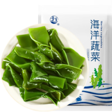 赶海弟 海带结500g 盐渍半干海带扣片 火锅食材 凉拌 海鲜干货 海洋蔬菜