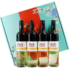 黑塔 Black Tower 雷司令 琼瑶浆 半甜型白葡萄酒 750ml*4瓶 礼盒装