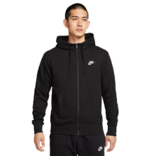 20点：NIKE 耐克 男子全长拉链开襟连帽衫 SPORTSWEAR CLUB BV2649-010