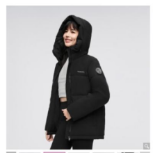 波司登 女式运动休闲柔和色彩百搭冬季连帽温暖羽绒服