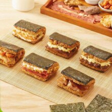 需首购：林饱饱 芝士鸡排饭团150g  *拍三件 任选