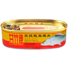 甘竹牌豆豉鱼罐头 肉罐头鱼食品 甘竹豆豉鱼罐头 豆豉鲮鱼227g*6罐