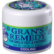 老奶奶臭脚粉（Gran’s remedy）薄荷味50g*1  杀菌抑菌脚部清爽净化除味粉脚臭鞋子除臭