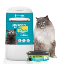 肥卡进口LitterLocker三代猫屎猫砂垃圾桶猫咪锁便桶密封猫砂盆垃圾袋 垃圾桶1套