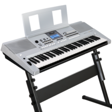 雅马哈（YAMAHA）KB308电子琴贵族银儿童成人便携式教学娱乐61键官方标配+全套配件